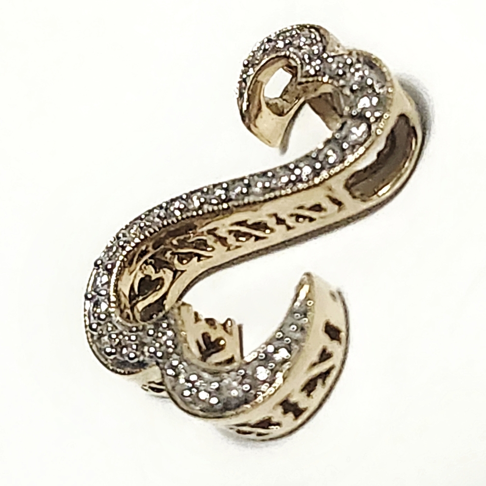 14K Gold Jane Seymour 0.50 ctw Diamond Pendant - Picture 6 of 7